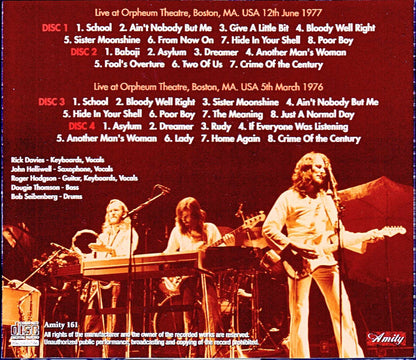 Supertramp/MA, USA 1977 & more