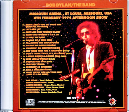 Bob Dylan/MO,USA 1974 Afternoon Show