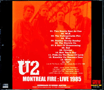 U2/Canada 1985