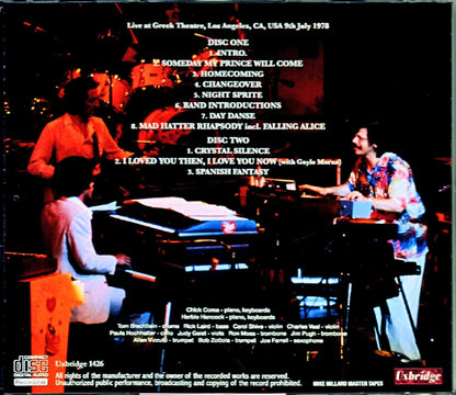 Chick Corea,Herbie Hancock/CA,USA 1978 Mike Millard Master Tapes