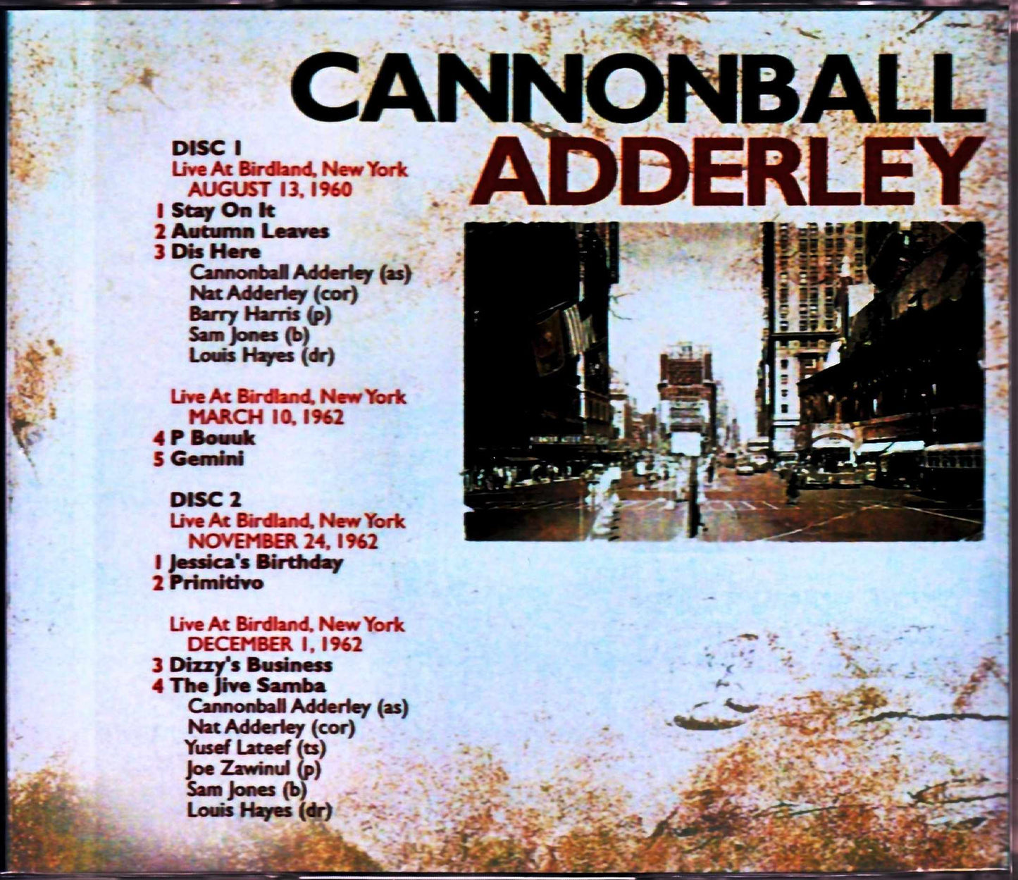 Cannonball Adderley/NY,USA 1960 & more