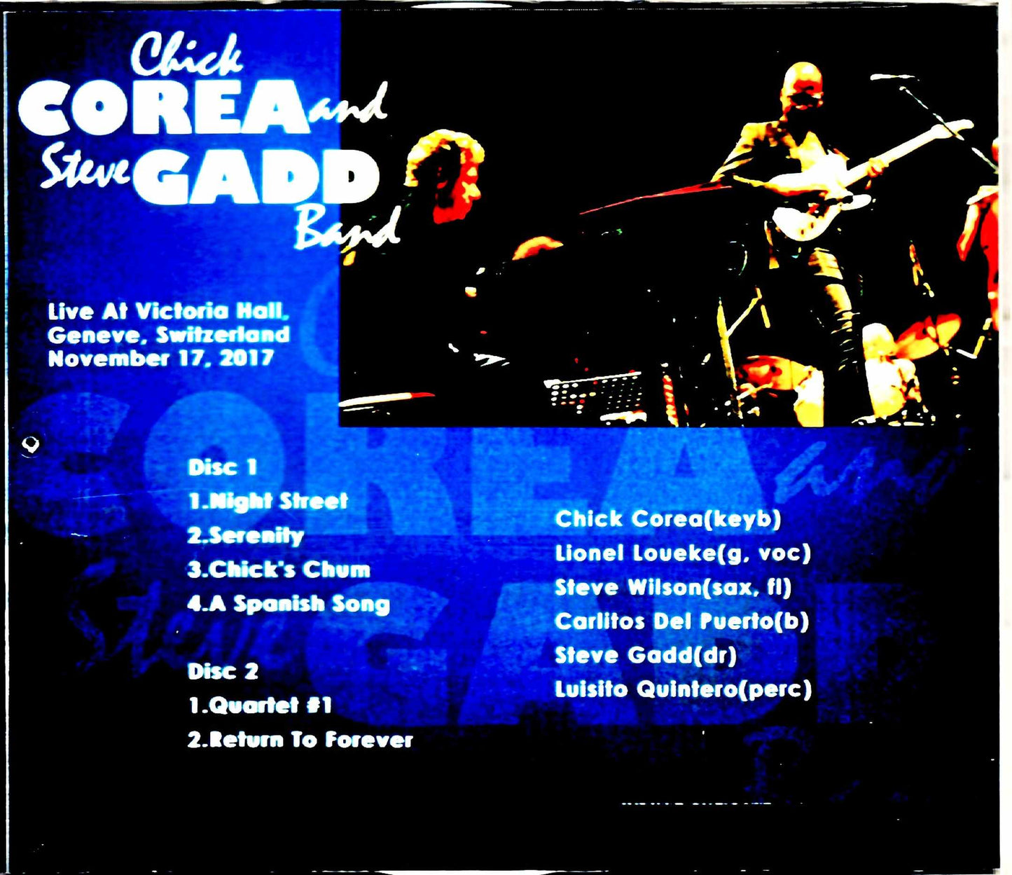 Chick Corea,Steve Gadd/Switzerland 2017