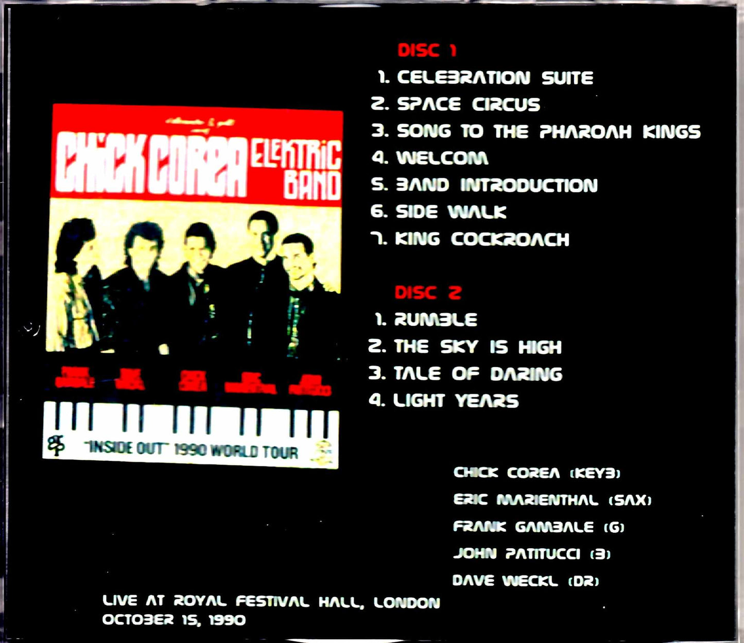 Chick Corea Elektric Band/London,UK 1990