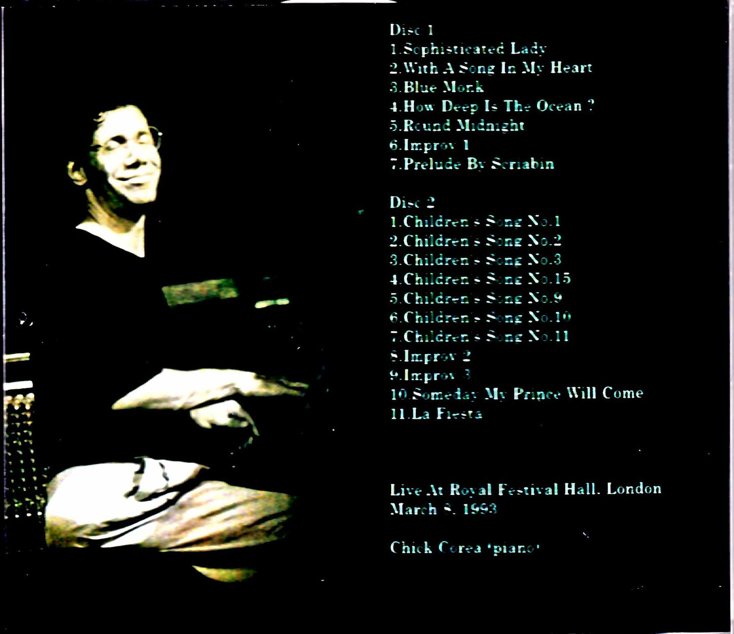 Chick Corea/London,UK 1993