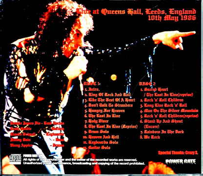 Dio/England,UK 1986
