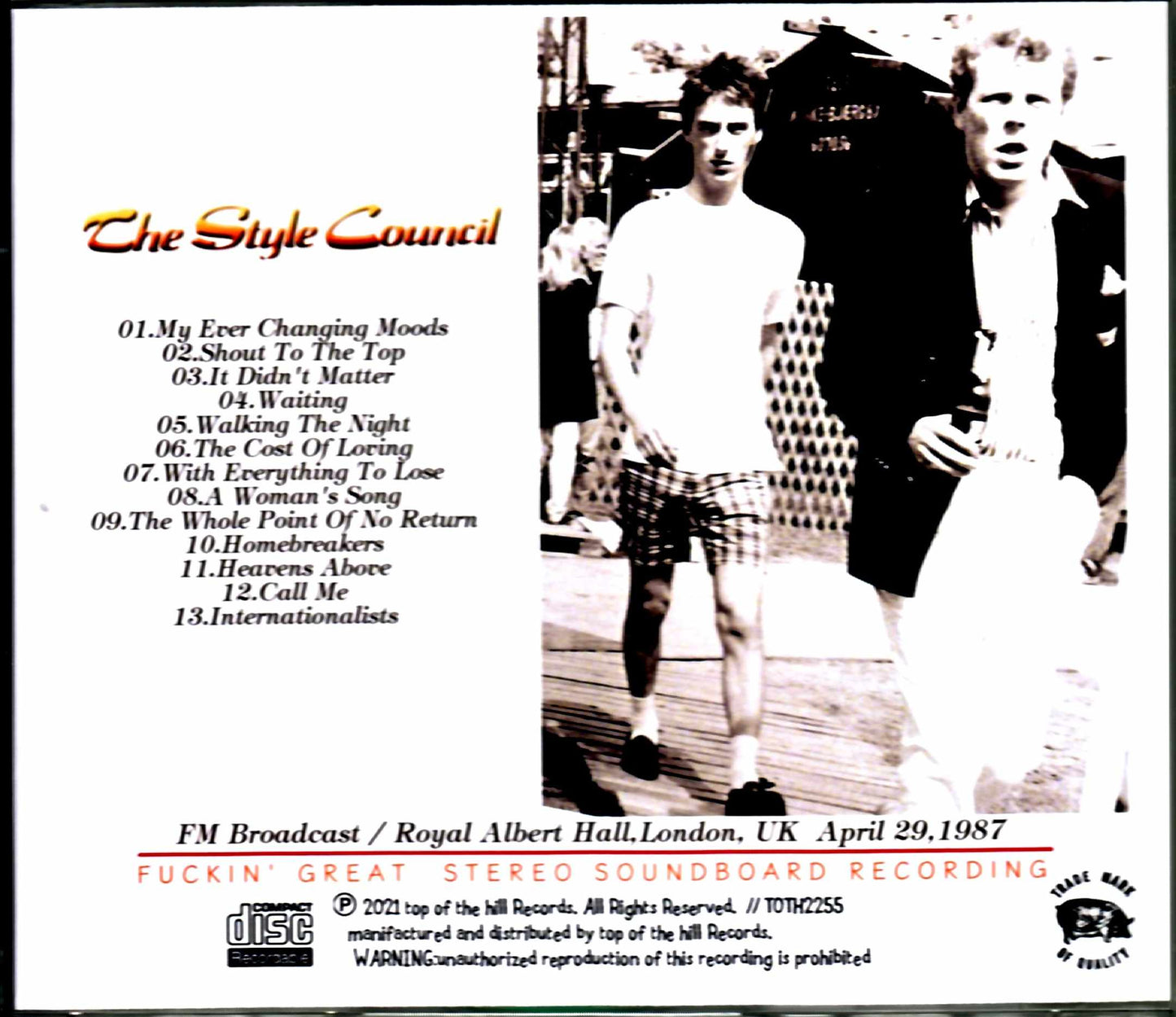 Style Council/London,UK 1987