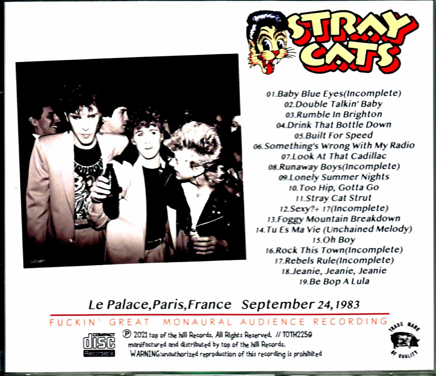 Stray Cats/France 1983