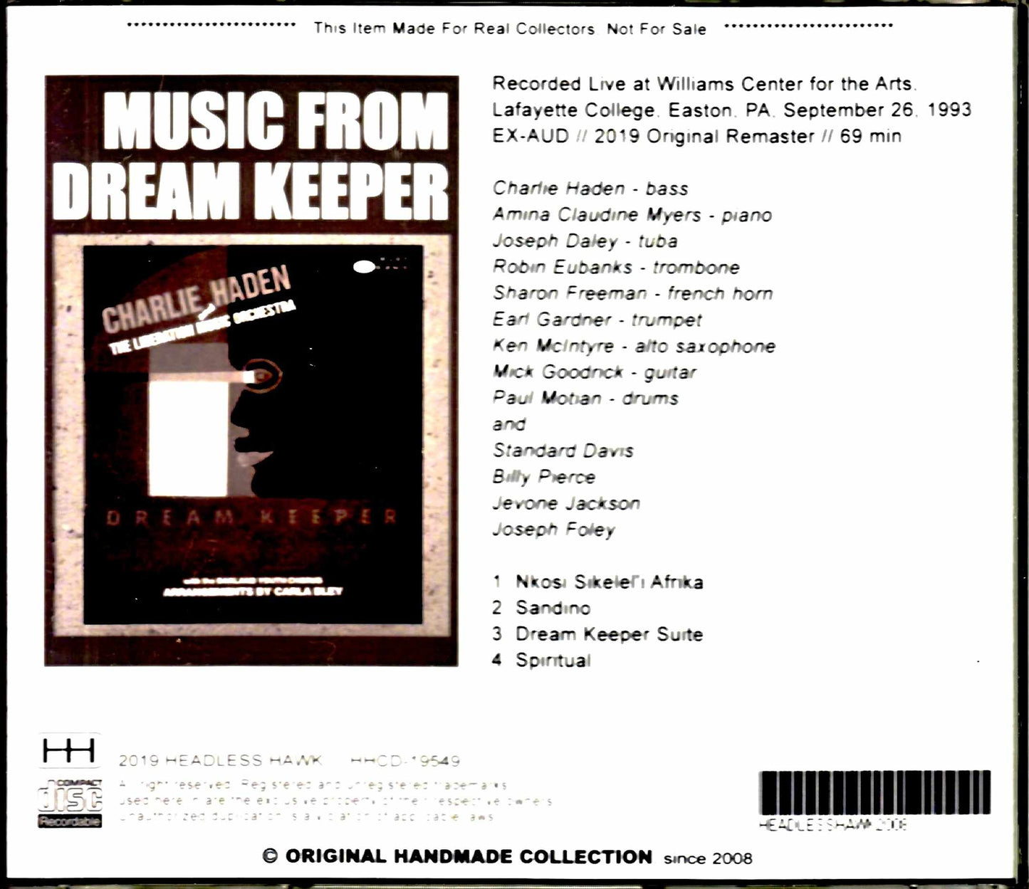 Charlie Haden's Liberation Music Orchestra/PA, USA 1993