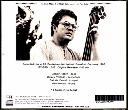 Charlie Haden's American Jazz Quartet/Germany 1986