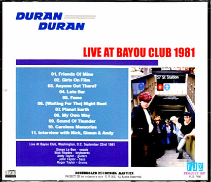 Duran Duran/WA, USA 1981