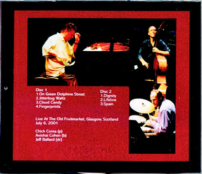 Chick Corea New Trio,Avishai Cohen/Scotland,UK 2001