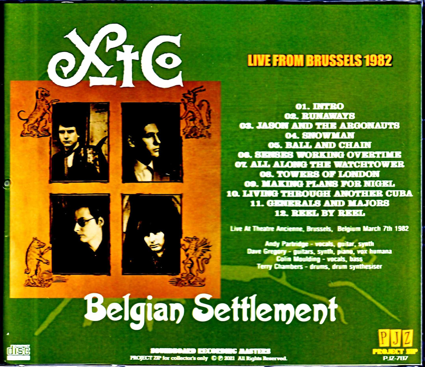 XTC/Belgium 1982
