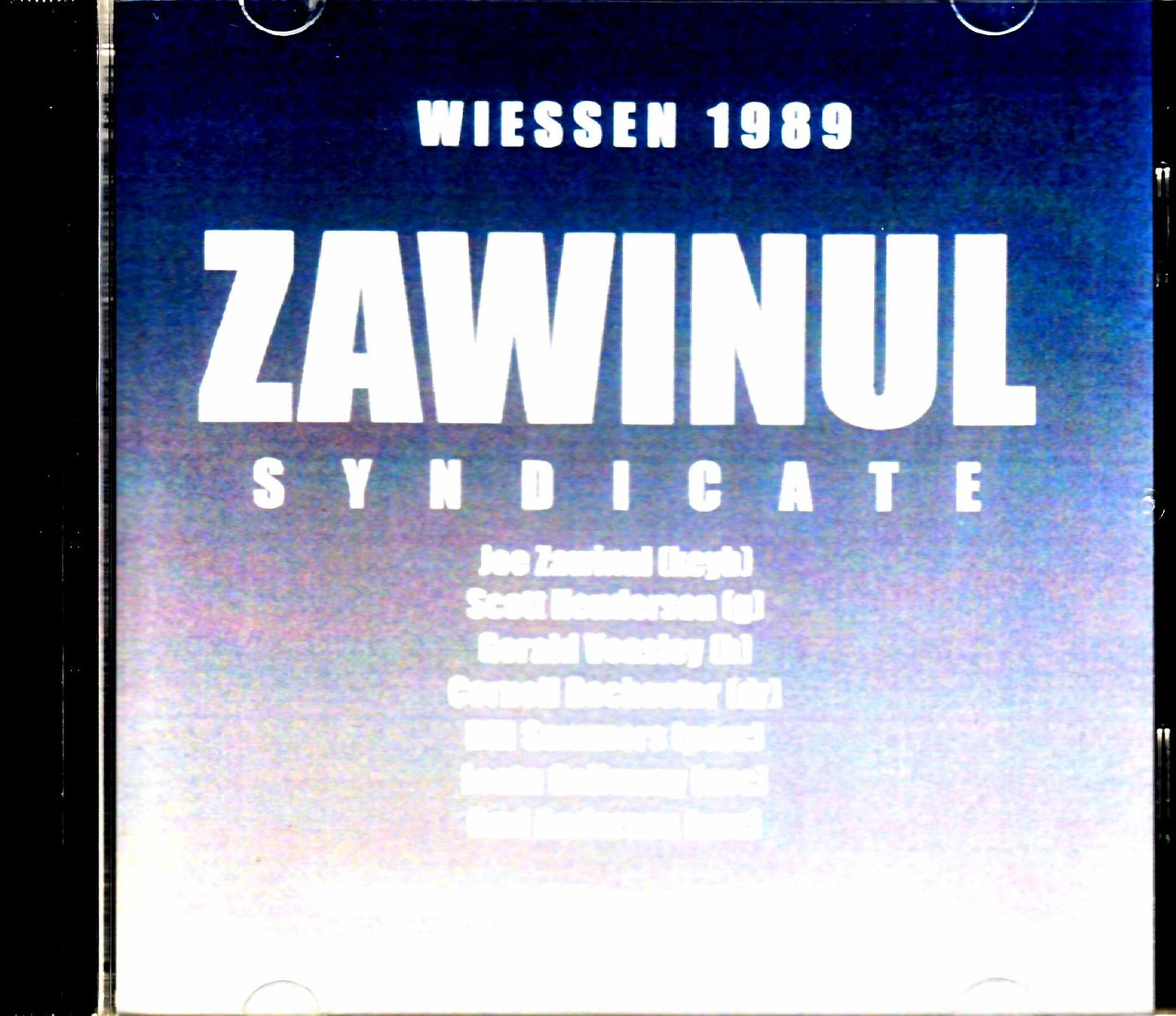 Zawinul Syndicate, Joe Zawinul/Austria 1989