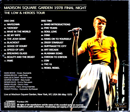 David Bowie/NY,USA 5.9.1978
