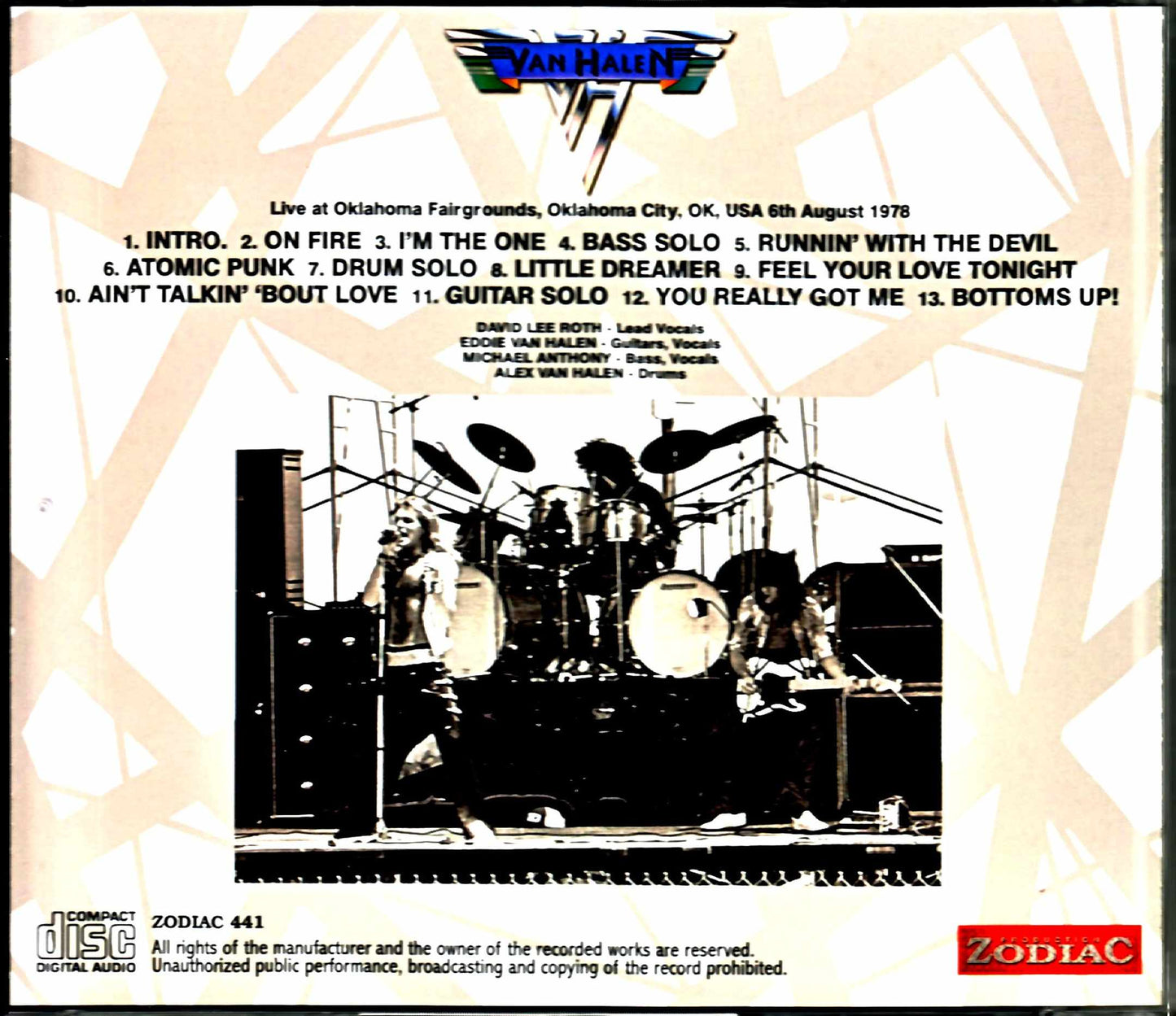 Van Halen/OK,USA 1978 Upgrade