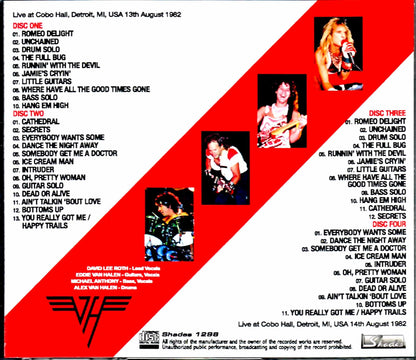 Van Halen/MI,USA 1982 2Days
