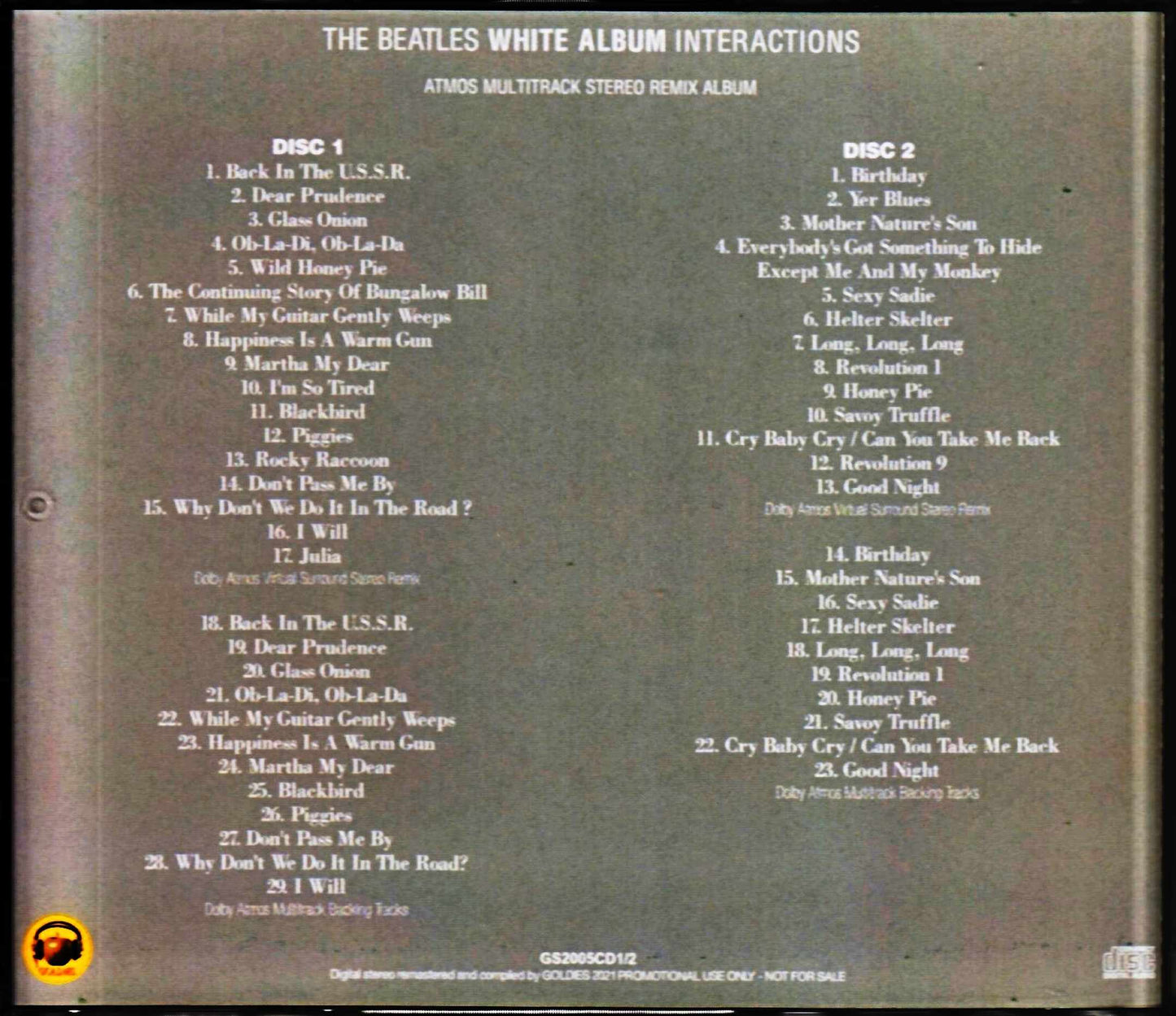 Beatles/White Album Interactions