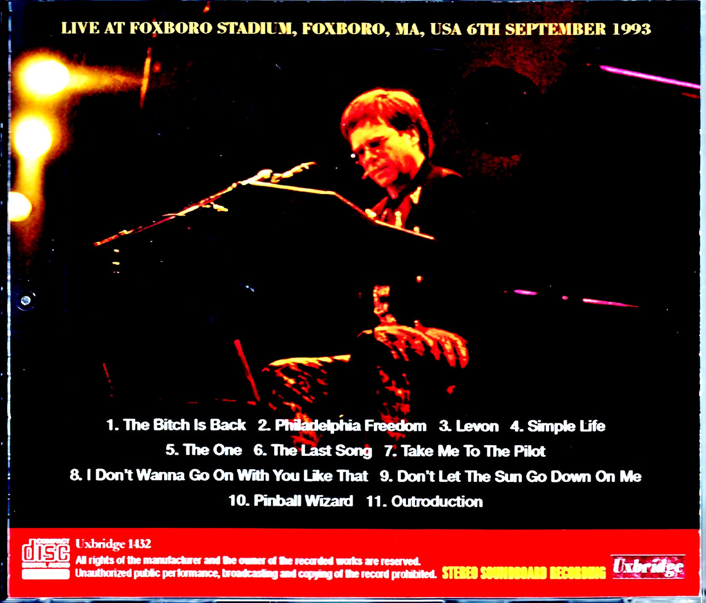 Elton John/MA, USA 1993