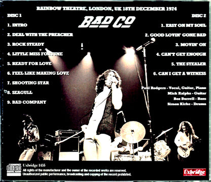 Bad Company/London,UK 1974