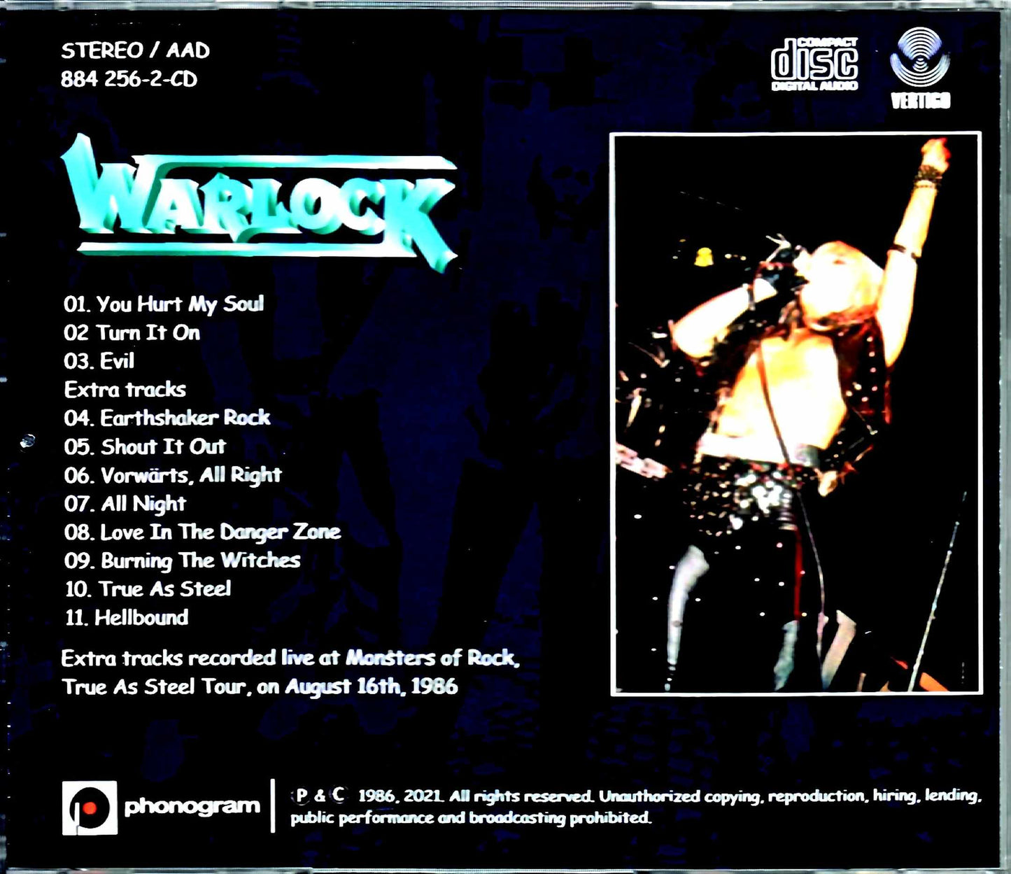 Warlock/You Hurt My Soul 12 EP & more