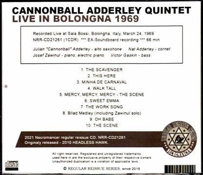 Cannonball Adderley Quintet/Italy 1969