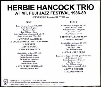 Herbie Hancock Trio,Ron Carter,Tony Williams/Mount Fuji Yamanashi,Japan 1986-1989