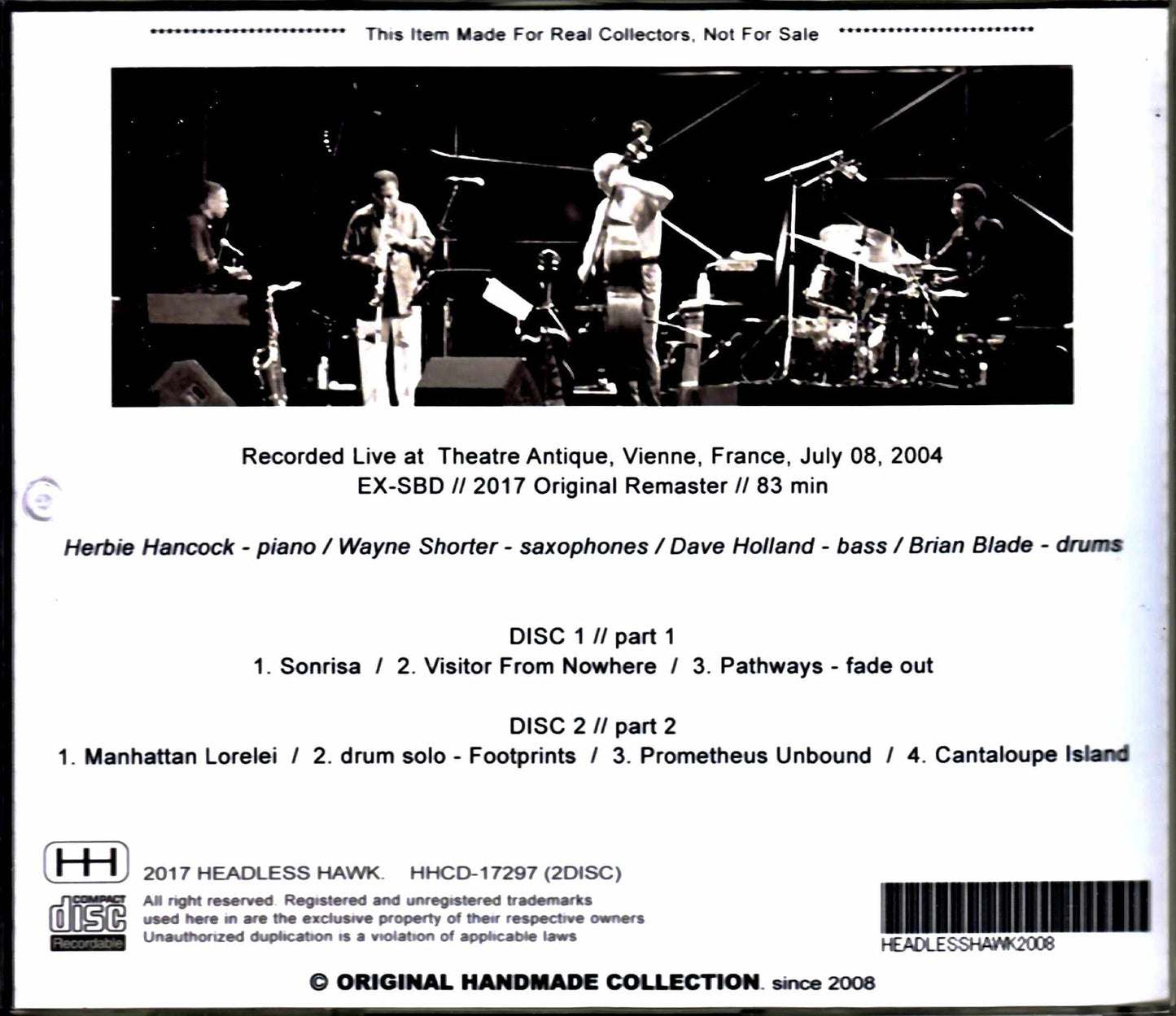 Herbie Hancock, Wayne Shorter, Dave Holland, Brian Blade/France 2004