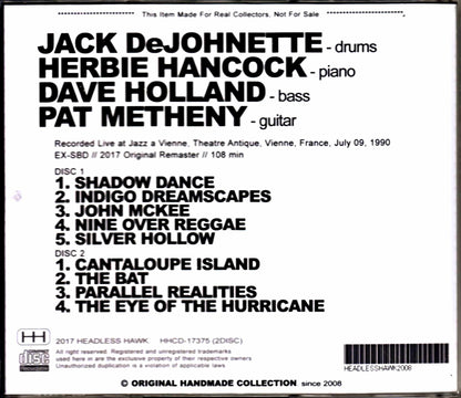 Pat Metheny,Herbie Hancock,Jack DeJohnette,Dave Holland/France 7.9.1990