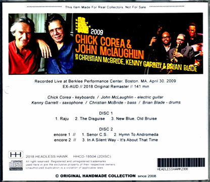 Chick Corea,John McLaughlin Five Peace Band/MA,USA 2009