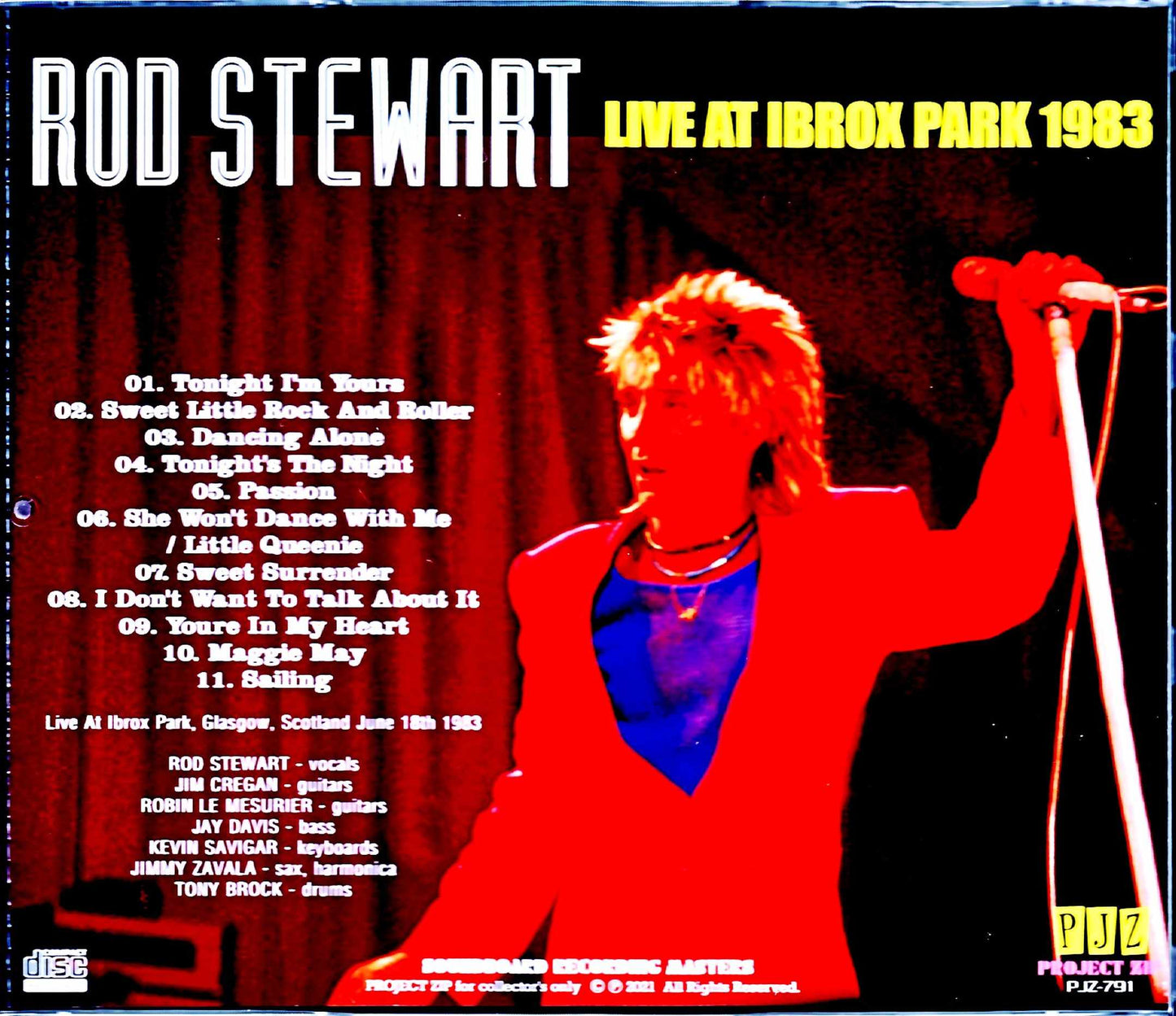 Rod Stewart/Scotland,UK 1983