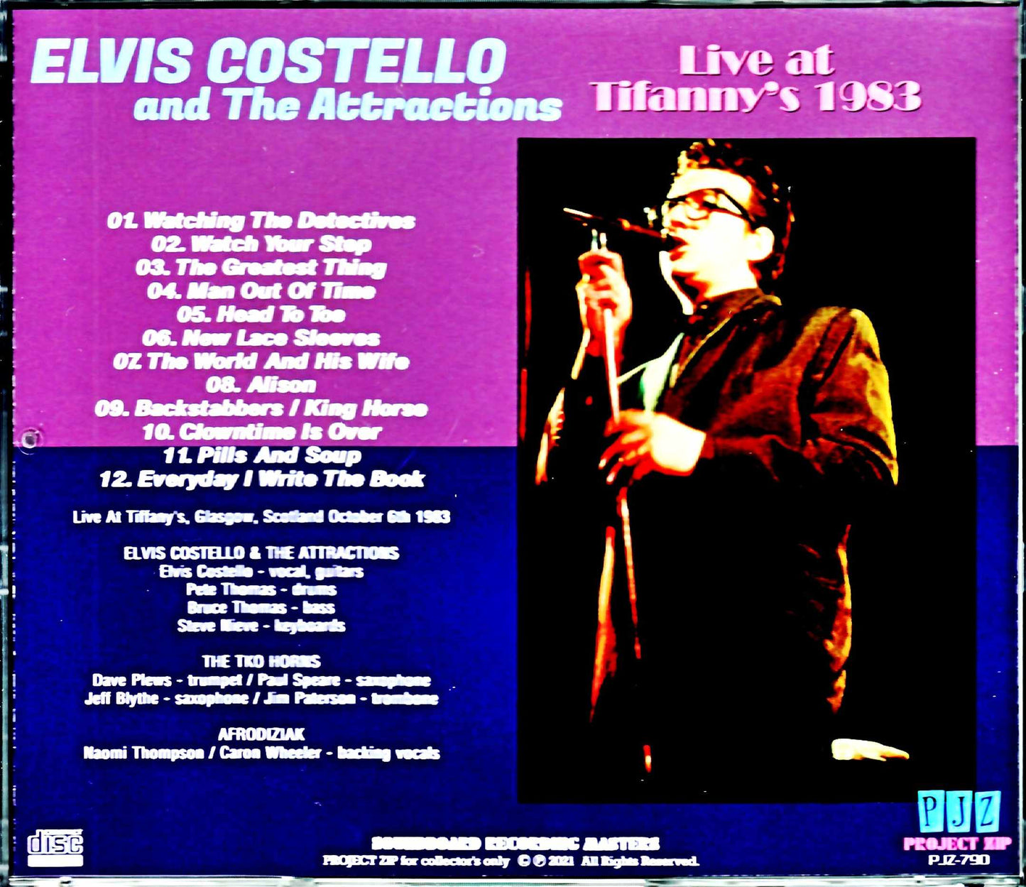 Elvis Costello and the Attractions/Scotland,UK 1983