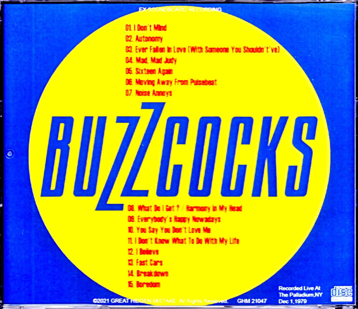 Buzzcocks/NY, USA 1979