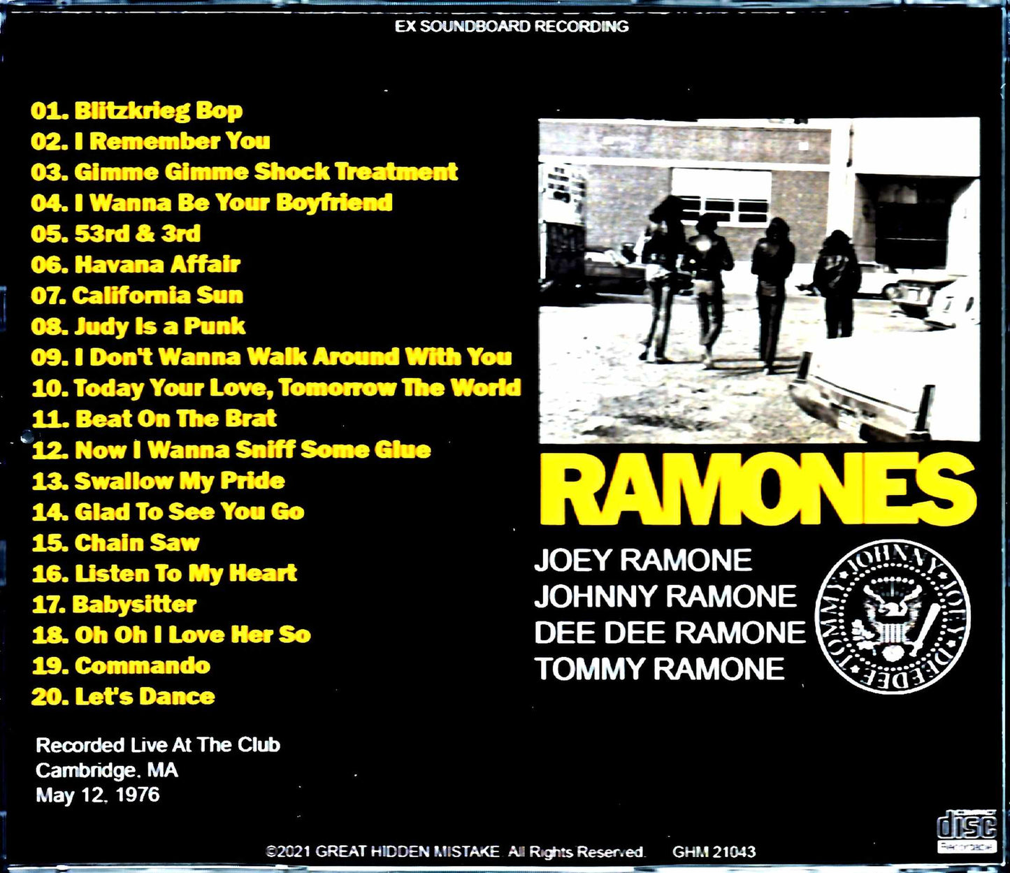 Ramones/MA, USA 1976