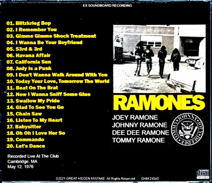 Ramones/MA, USA 1976