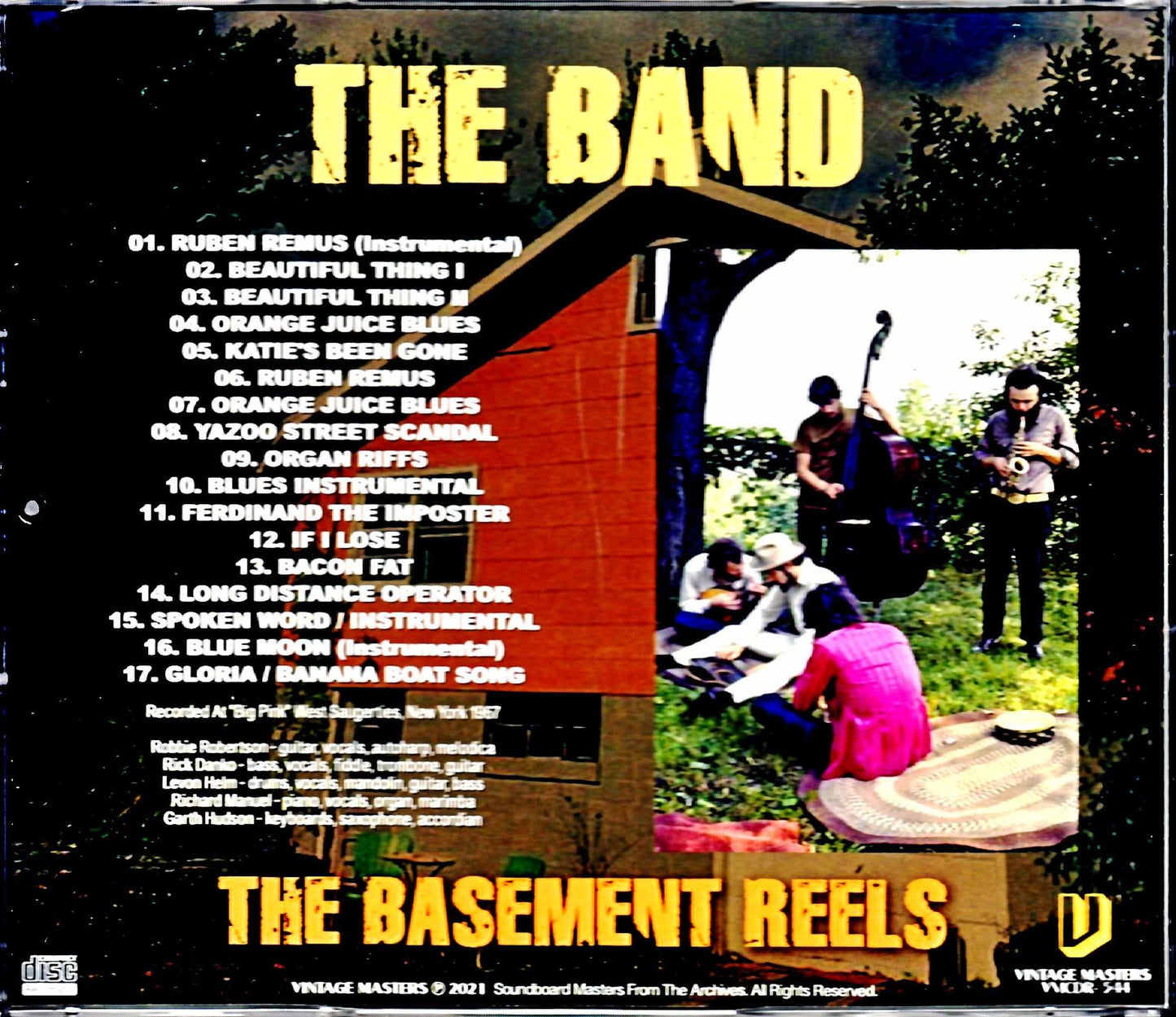 The Band/Music from Big Pink Outtakes NY,USA 1967