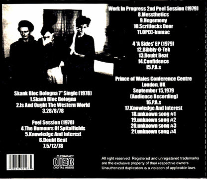 Scritti Politti/Early Compilation 1978-1979