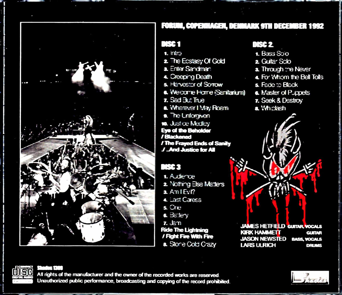 Metallica/Denmark 1992