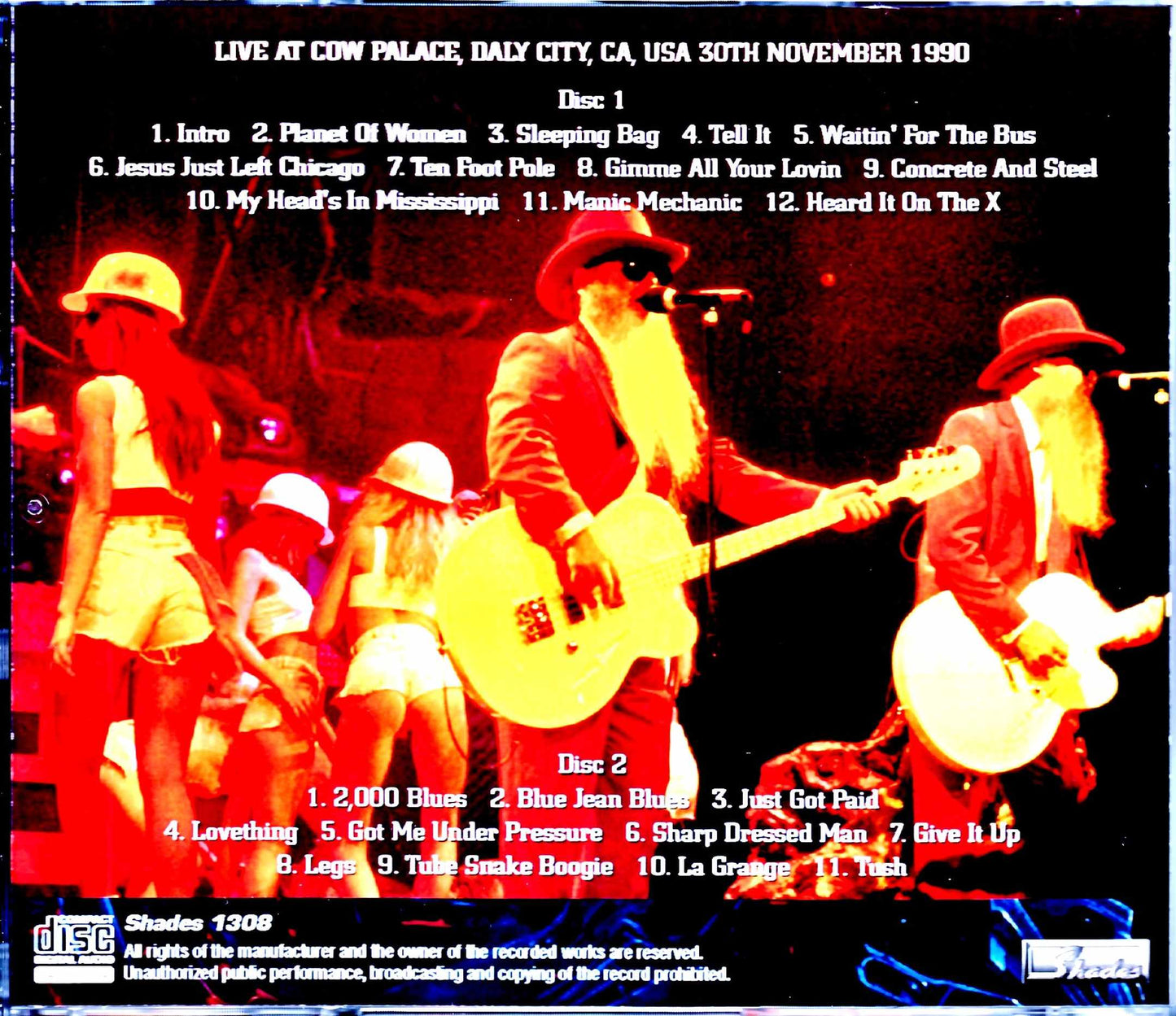 ZZ Top/CA,USA 11.30.1990