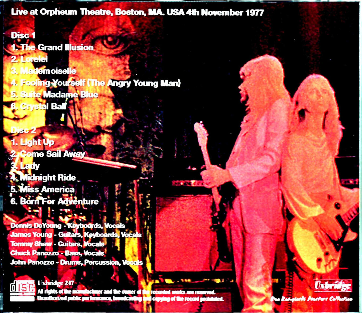 Styx/MA, USA 1977