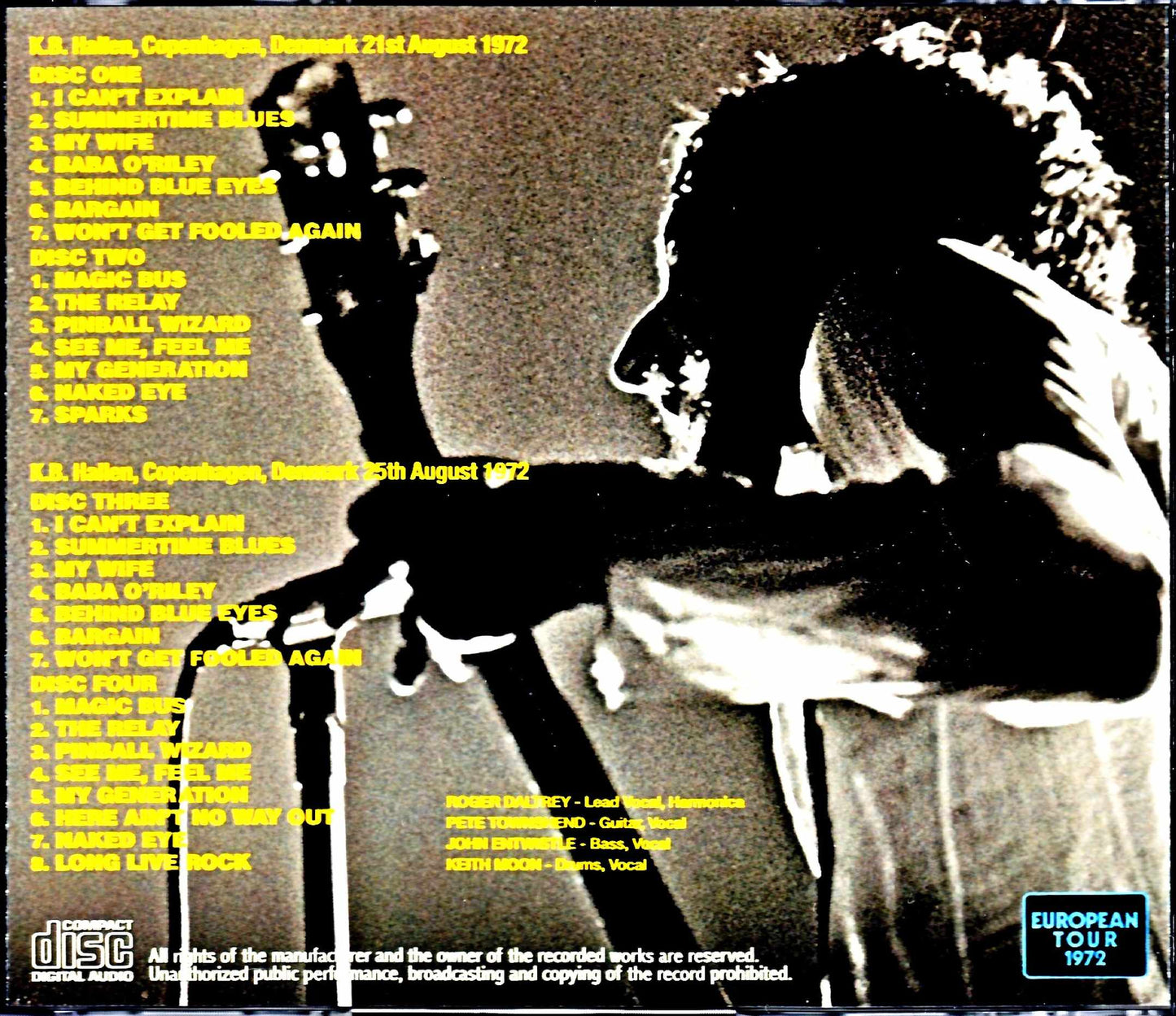 The Who/Denmark 1972 2Days Upgrade