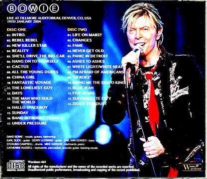 David Bowie/CO,USA 2004