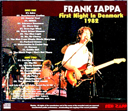 Frank Zappa/Denmark 1982