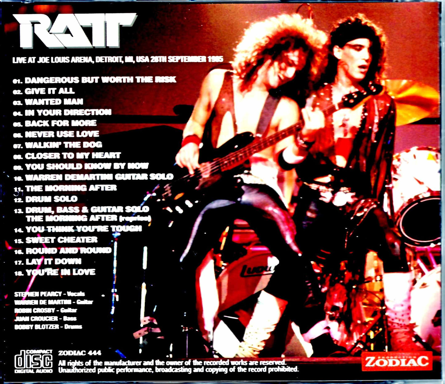 Ratt/MI,USA 1985 Upgrade