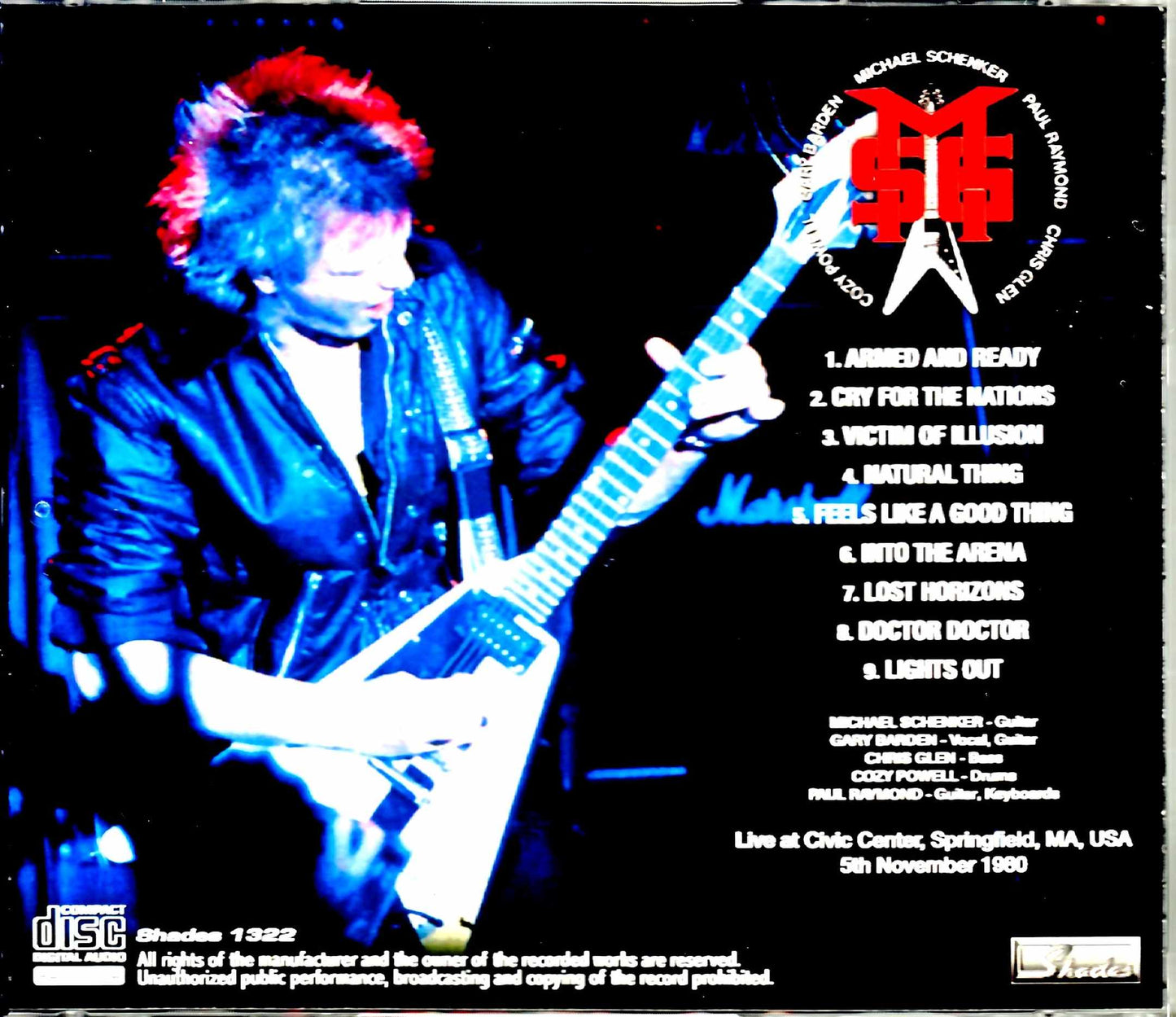 Michael Schenker/MA,USA 1980