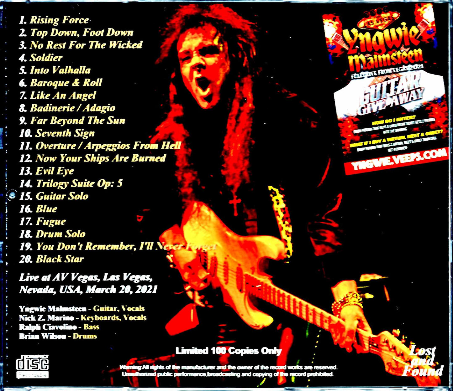 Invei Malmsteen/NV,USA 2021