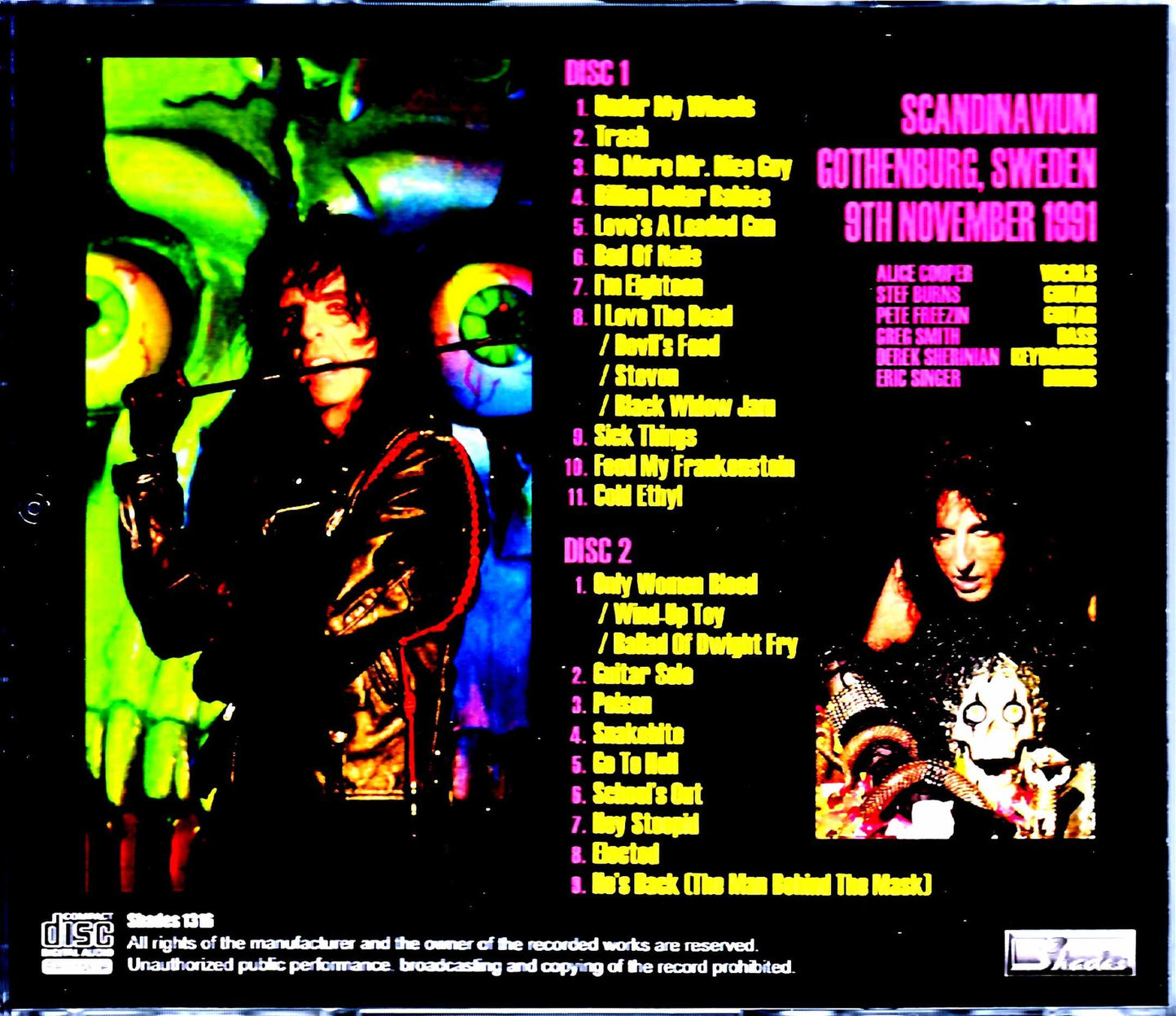 Alice Cooper/Sweden 1991