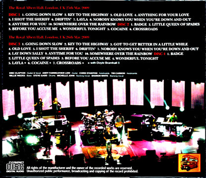 Eric Clapton/London,UK 2009 2Days Complete