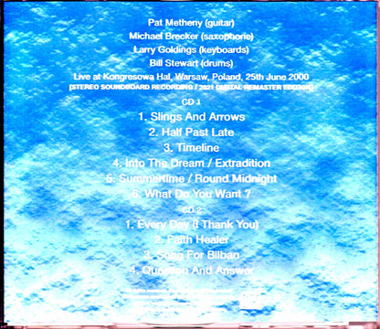 Pat Metheny,Michael Brecker Quartet/Poland 2000 S & V Complete Digital Remaster Edition