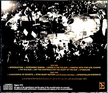 Pink Floyd/CA,USA 10.23.1970 Upgrade