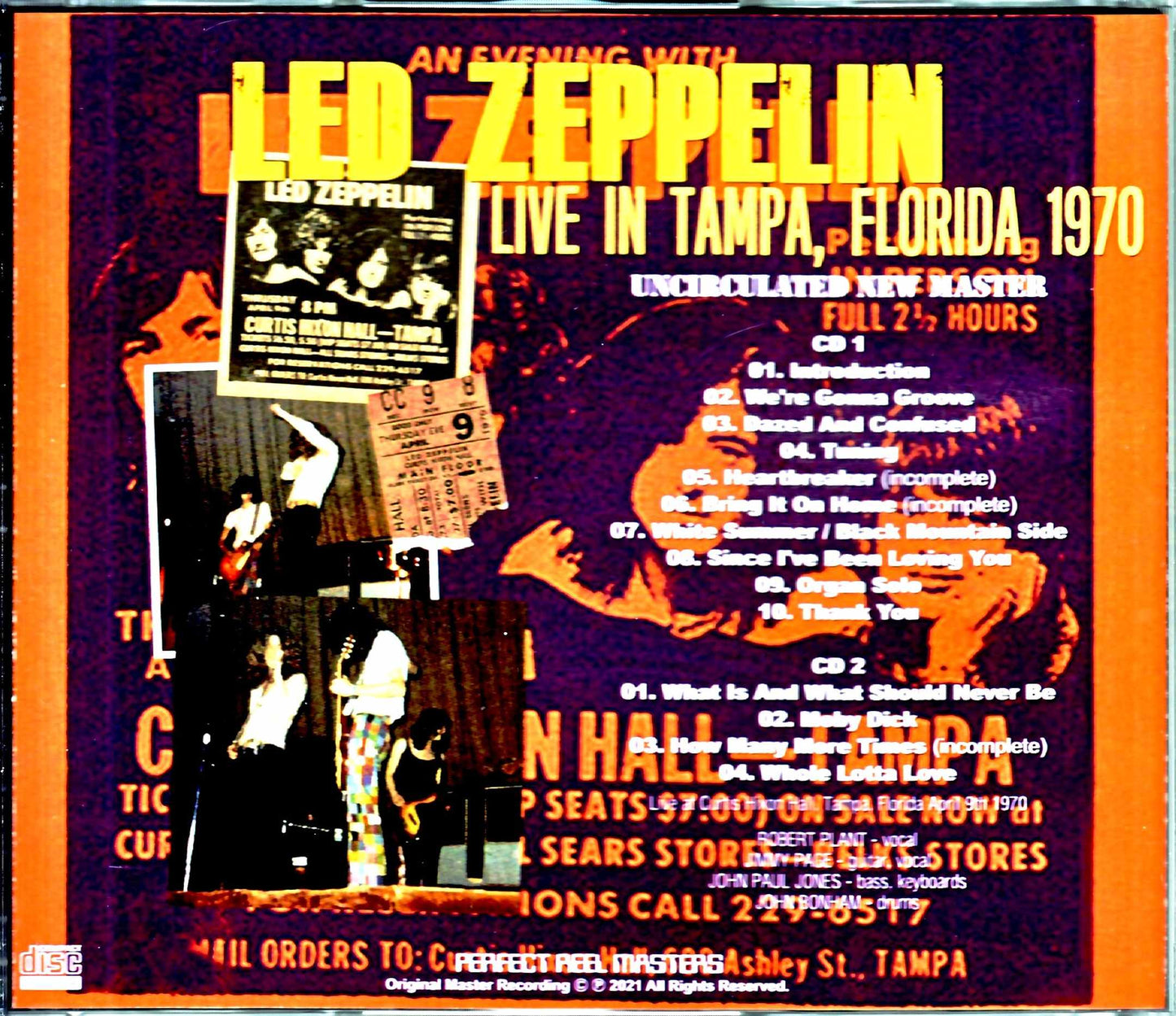 Led Zeppelin/FL, USA 4.9.1970